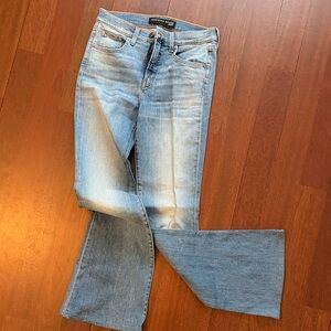 Veronica Beard Light Blue Flare Jeans